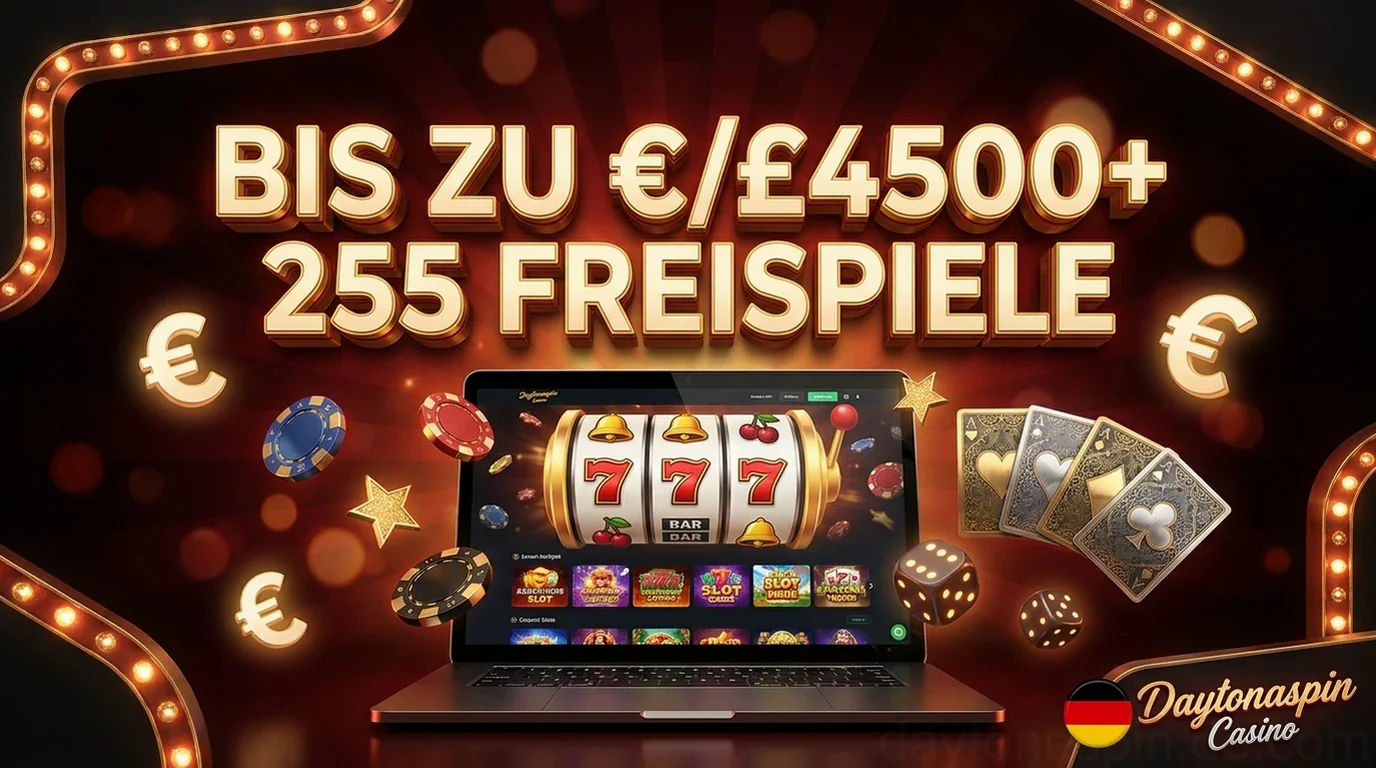 BIS ZU €/£4500+ 255 FREISPIELE